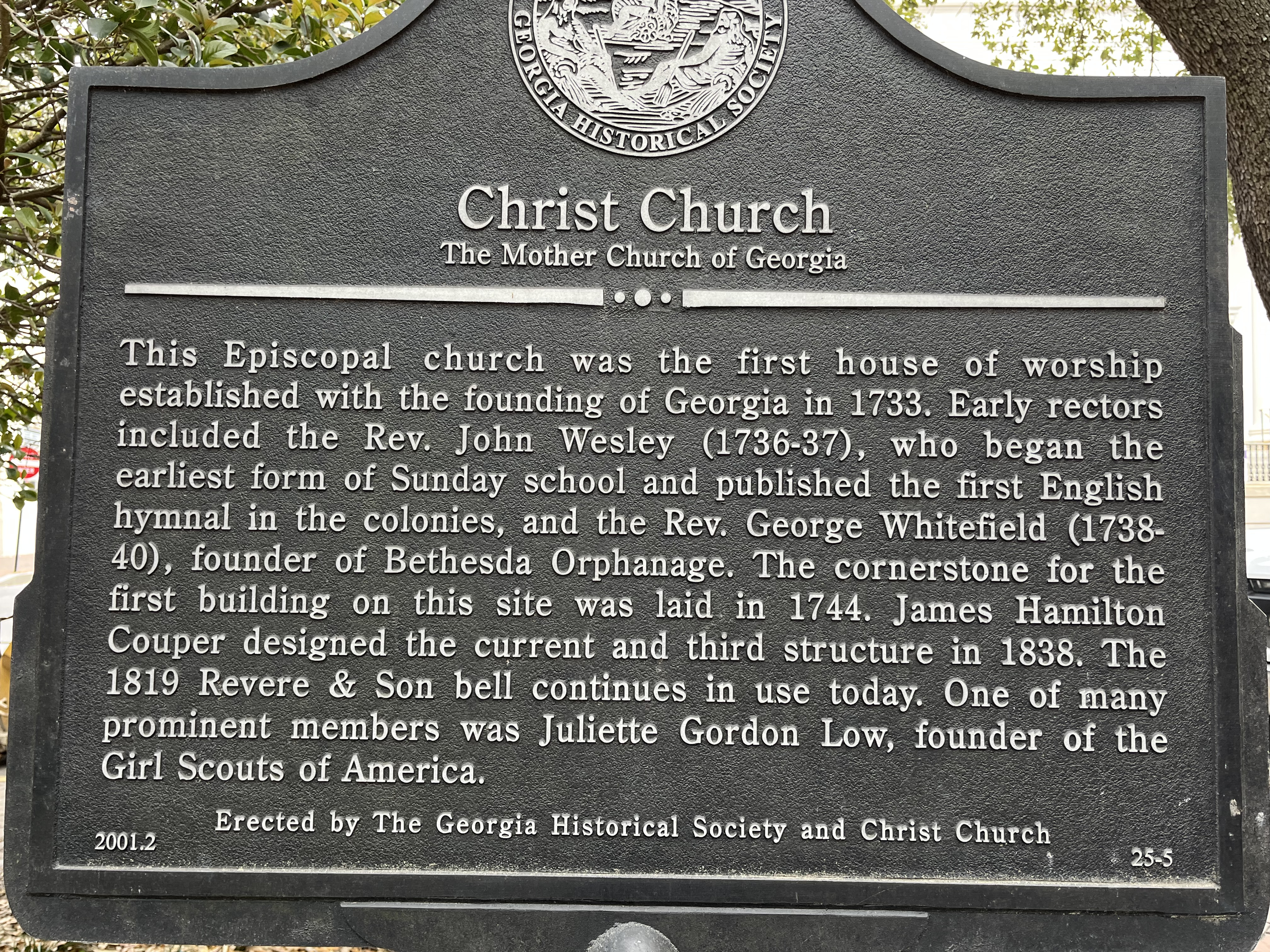 Christ Church, The Mother Church of Georgia