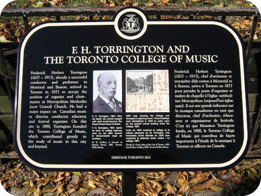 F.H. Torrington and the Toronto College of Music