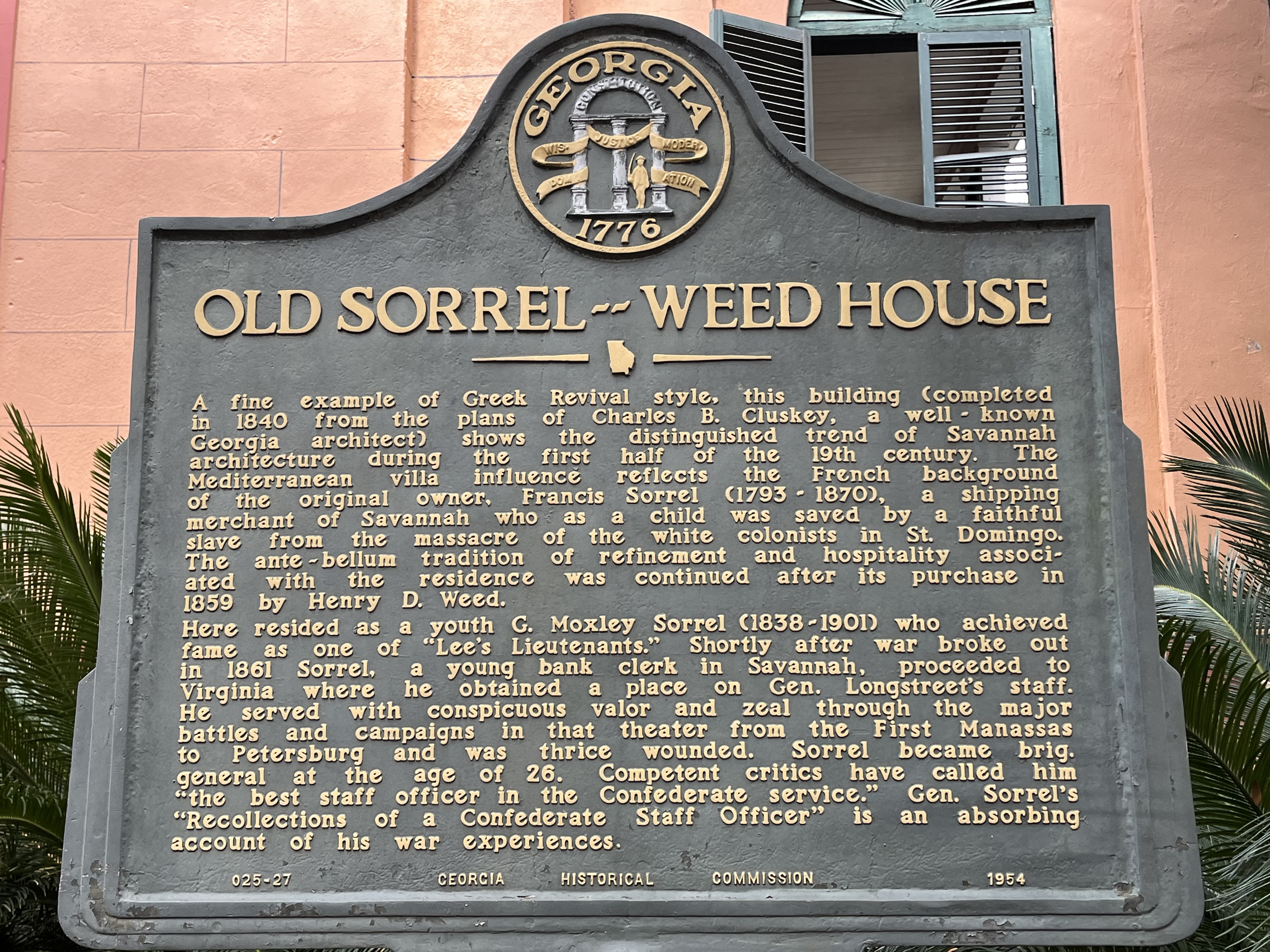 Old Sorrel -- Weed House