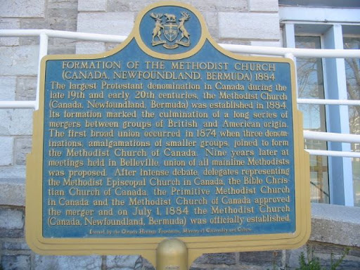 Formation of the Methodist Church (Canada, Newfoundland, Bermuda) 1884