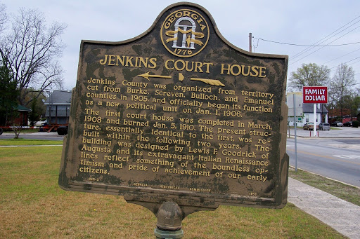 Jenkins County Historical Marker