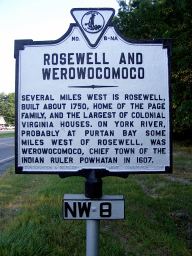Rosewell and Werowocomoco