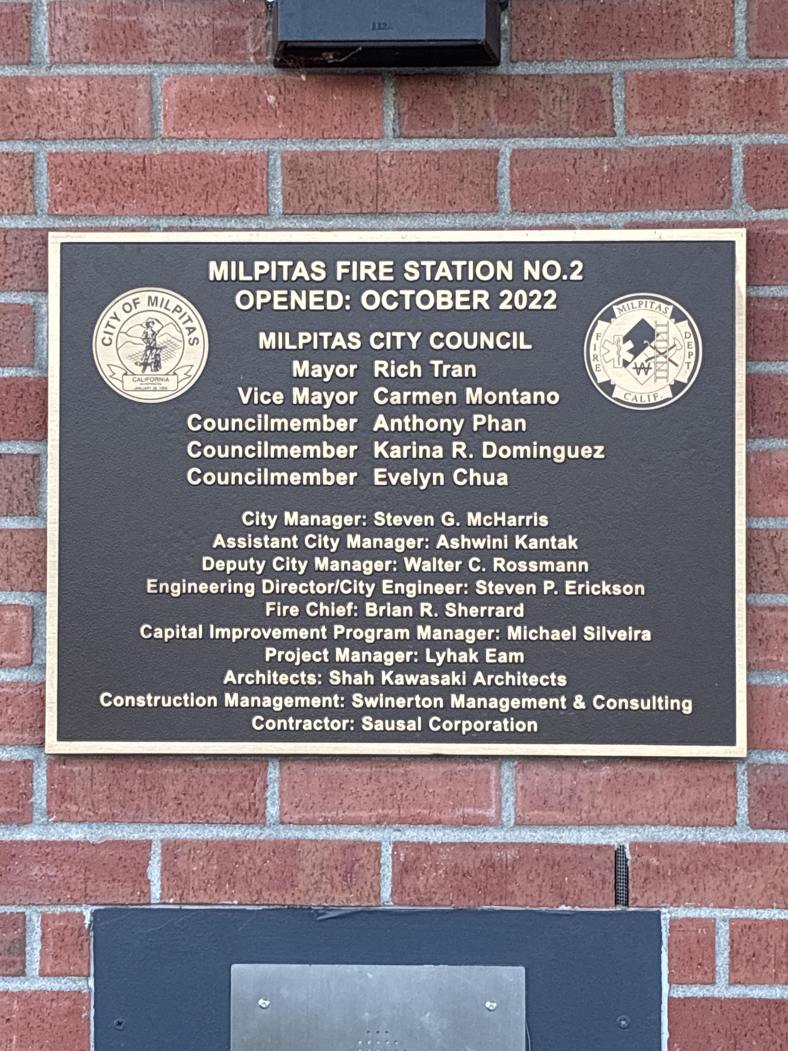 Milpitas Fire Station No. 2