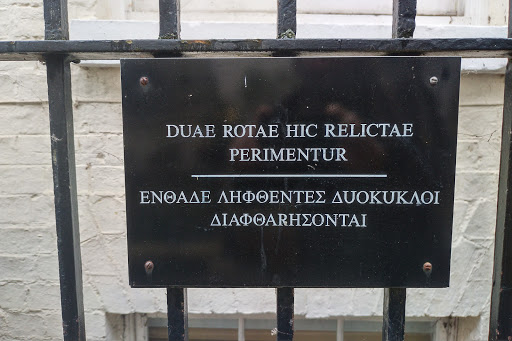 Classical parking notice