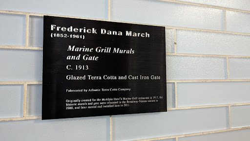 Marine Grill Murals and Gate