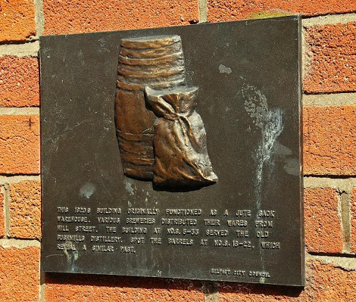 Plaque, Hill Street, Belfast