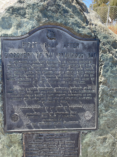 First Camp After Discovery of San Francisco Bay