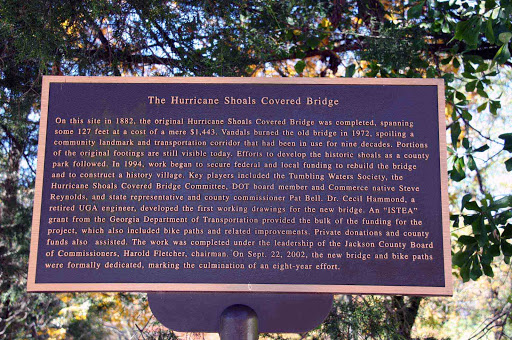 The Hurricane Shoals Covered Bridge