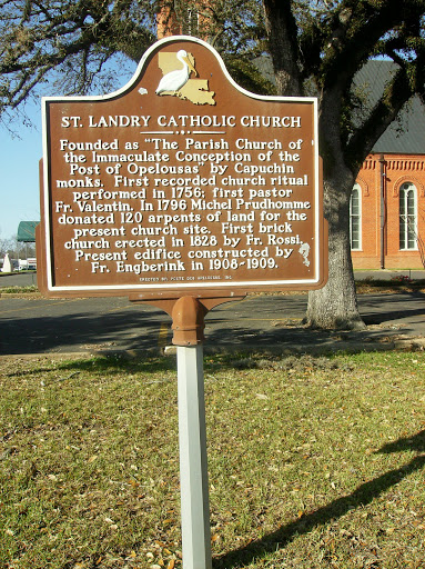 St. Landry Catholic Church Historical Marker