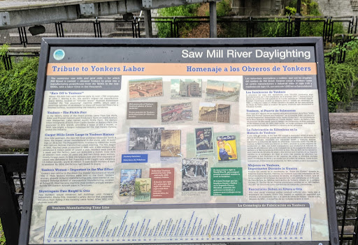 Saw Mill River Daylighting - Tribute to Yonkers Labor