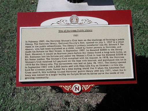 Site of Norcross Public Library