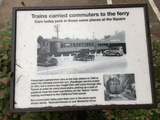 Trains Carried Commuters to the Ferry