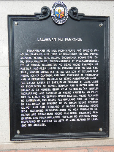Province of Pampanga historical marker