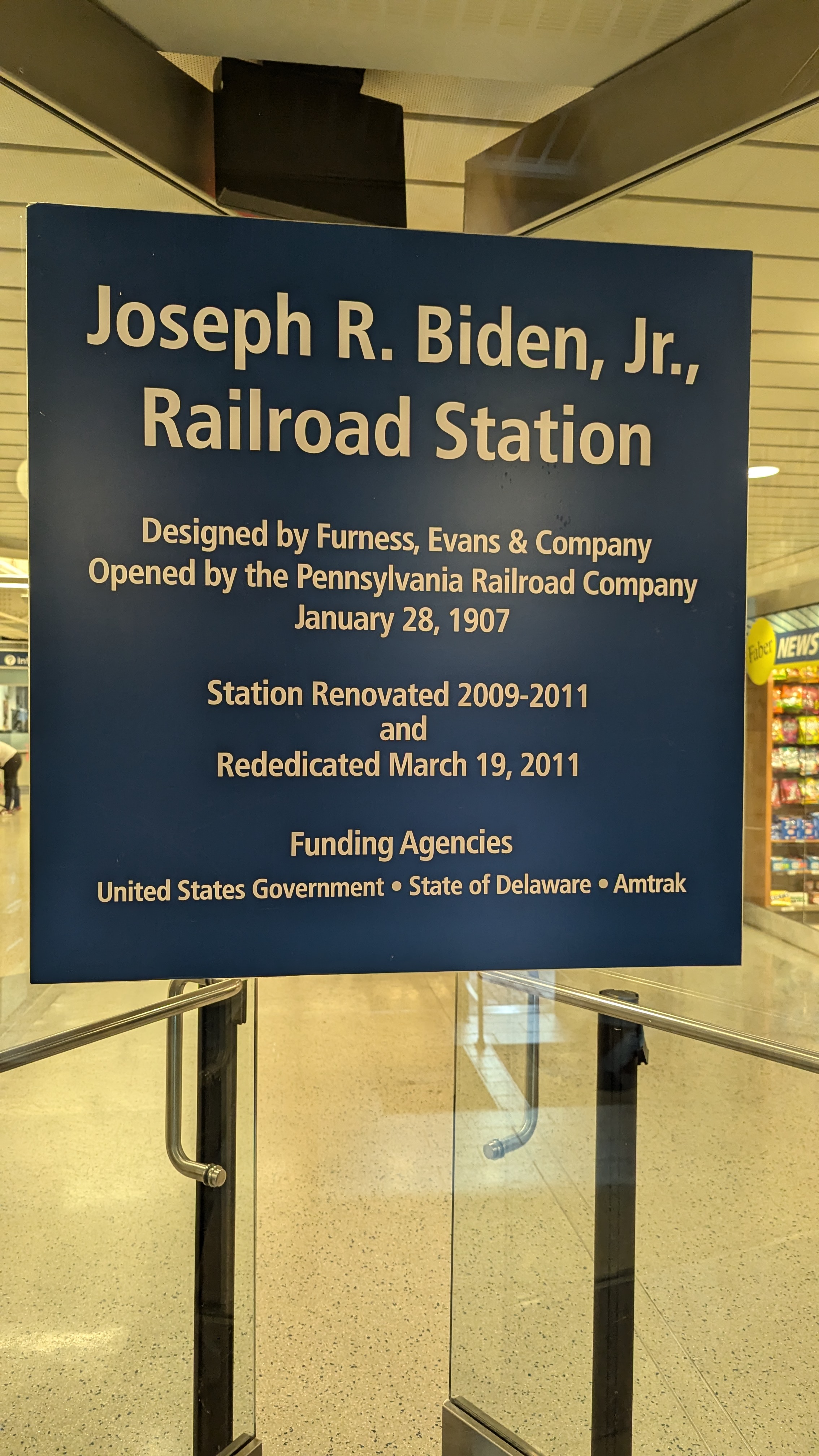 Joseph R. Biden, Jr., Railroad Station