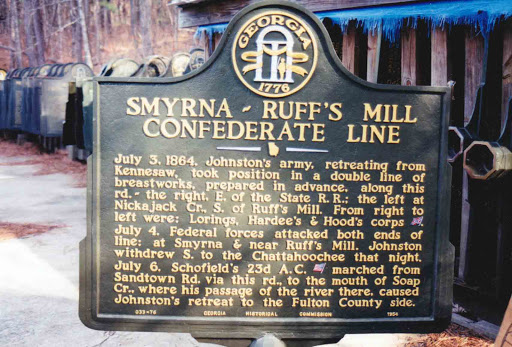 Smyrna-Ruff's Mill Confederate Line