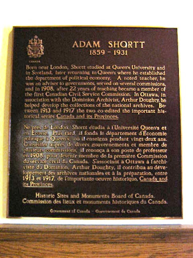 Adam Shortt 1859-1931