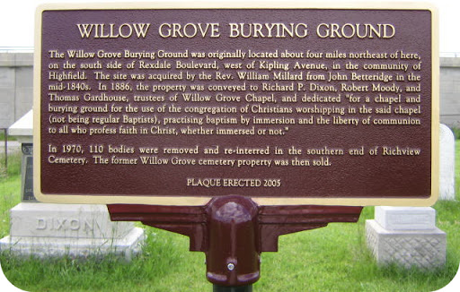 Willow Grove Burying Ground