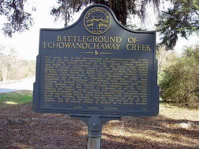 Battleground of Echowanochaway Creek