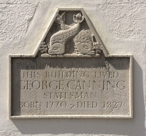 George Canning Lived Here