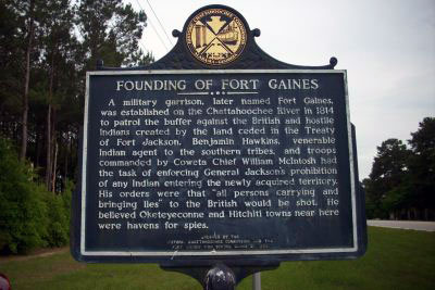 Founding of Fort Gaines (Side 2)