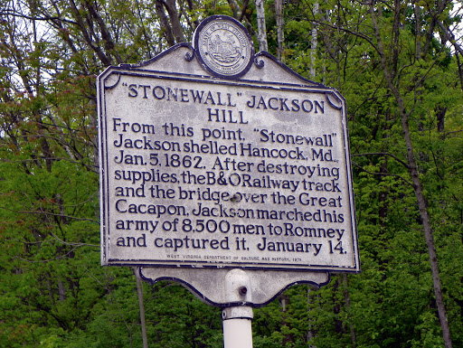 "Stonewall" Jackson Hill Historical Marker
