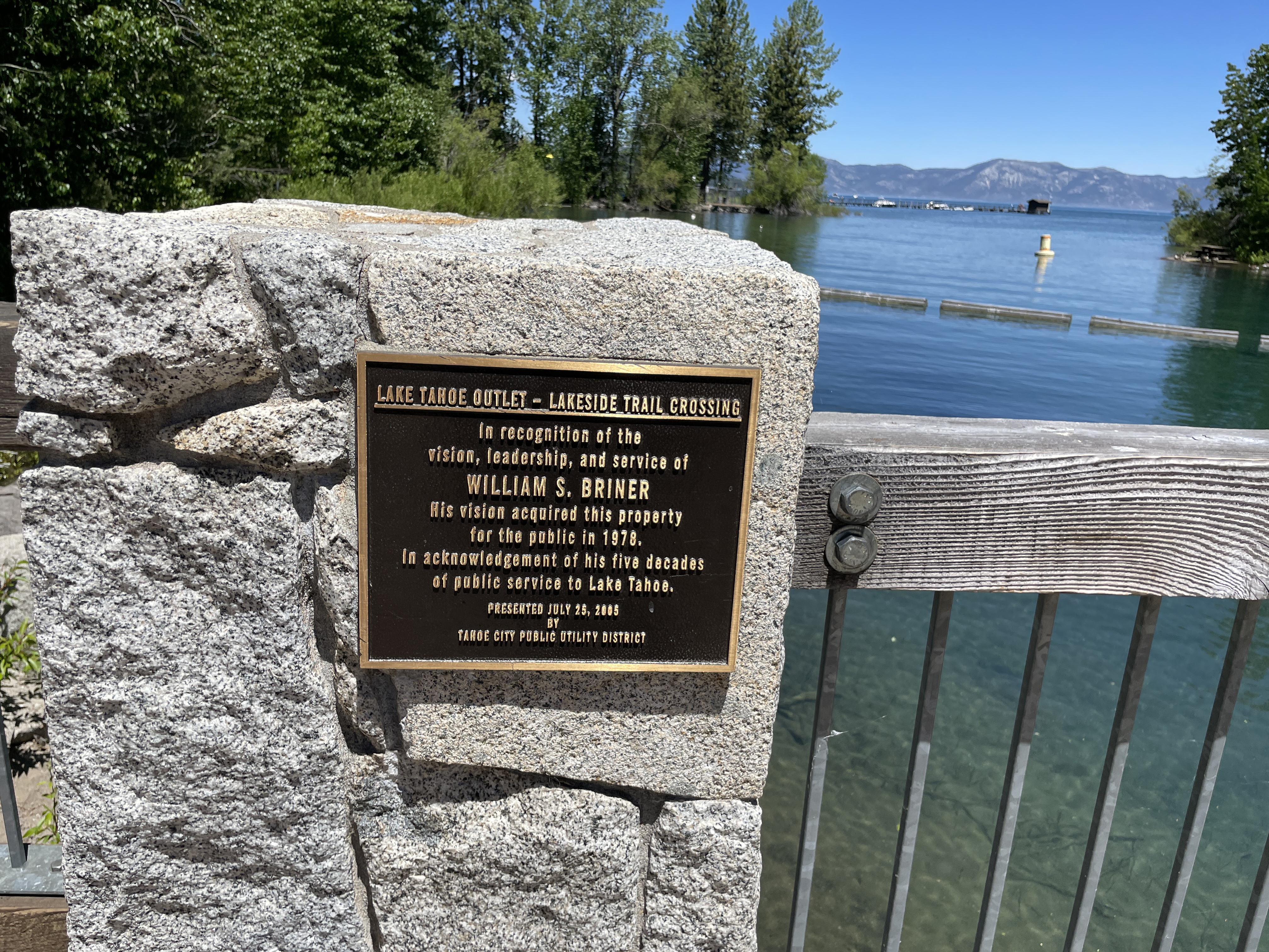 In Recognition of Wiliam S. Briner