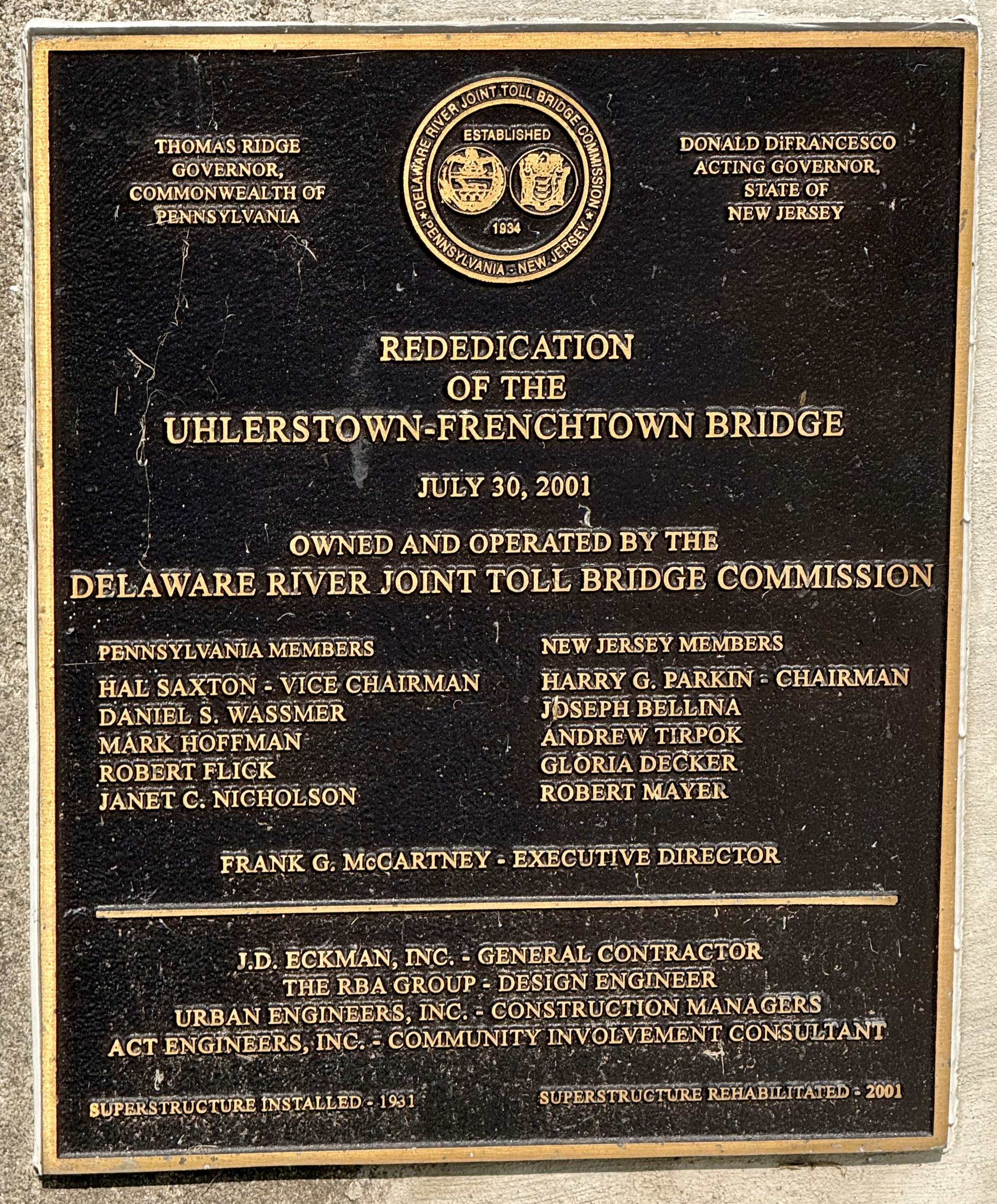 Uhlerstown-Frenchtown Bridge