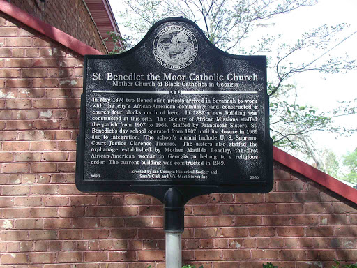 St. Benedict the Moor Catholic Church ~ Mother Church of Black Catholics in Georgia