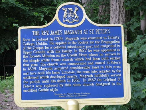 The Reverend James Magrath at St. Peter's