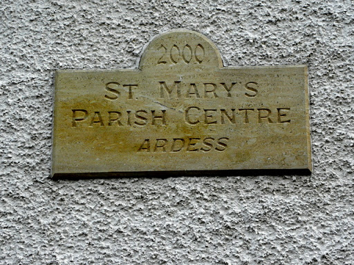 Plaque, St Mary's Parish Hall