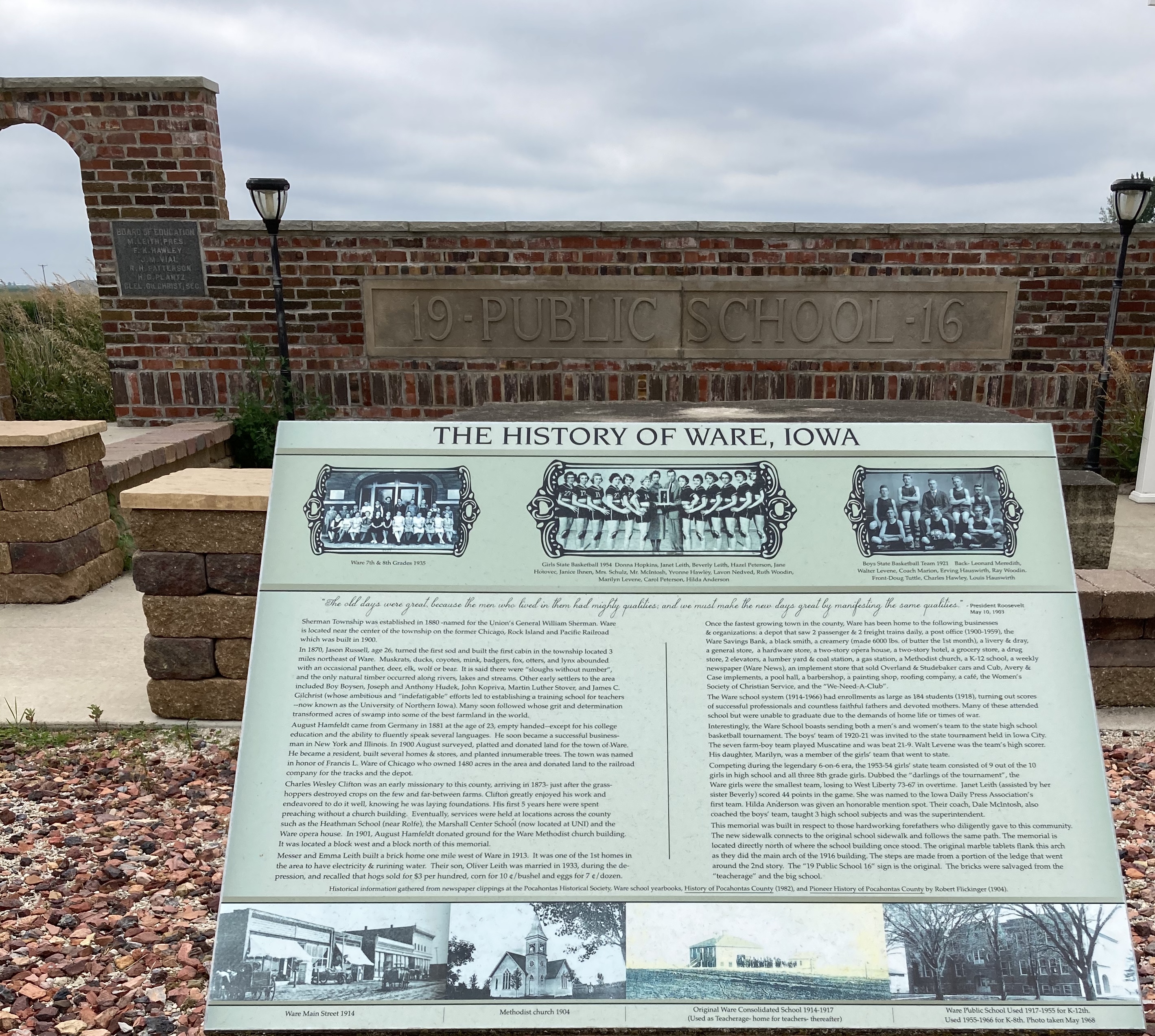 History of Ware, Iowa
