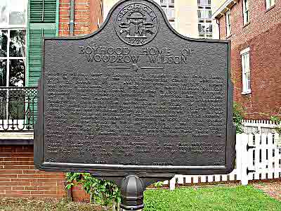 Boyhood Home of Woodrow Wilson
