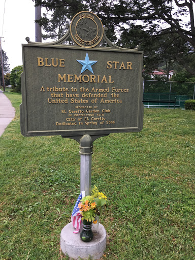 El Cerrito Garden Club Blue Star Memorial
