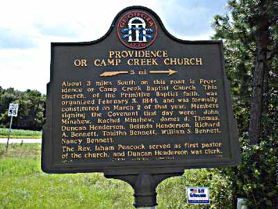 Providence or Camp Creek Church