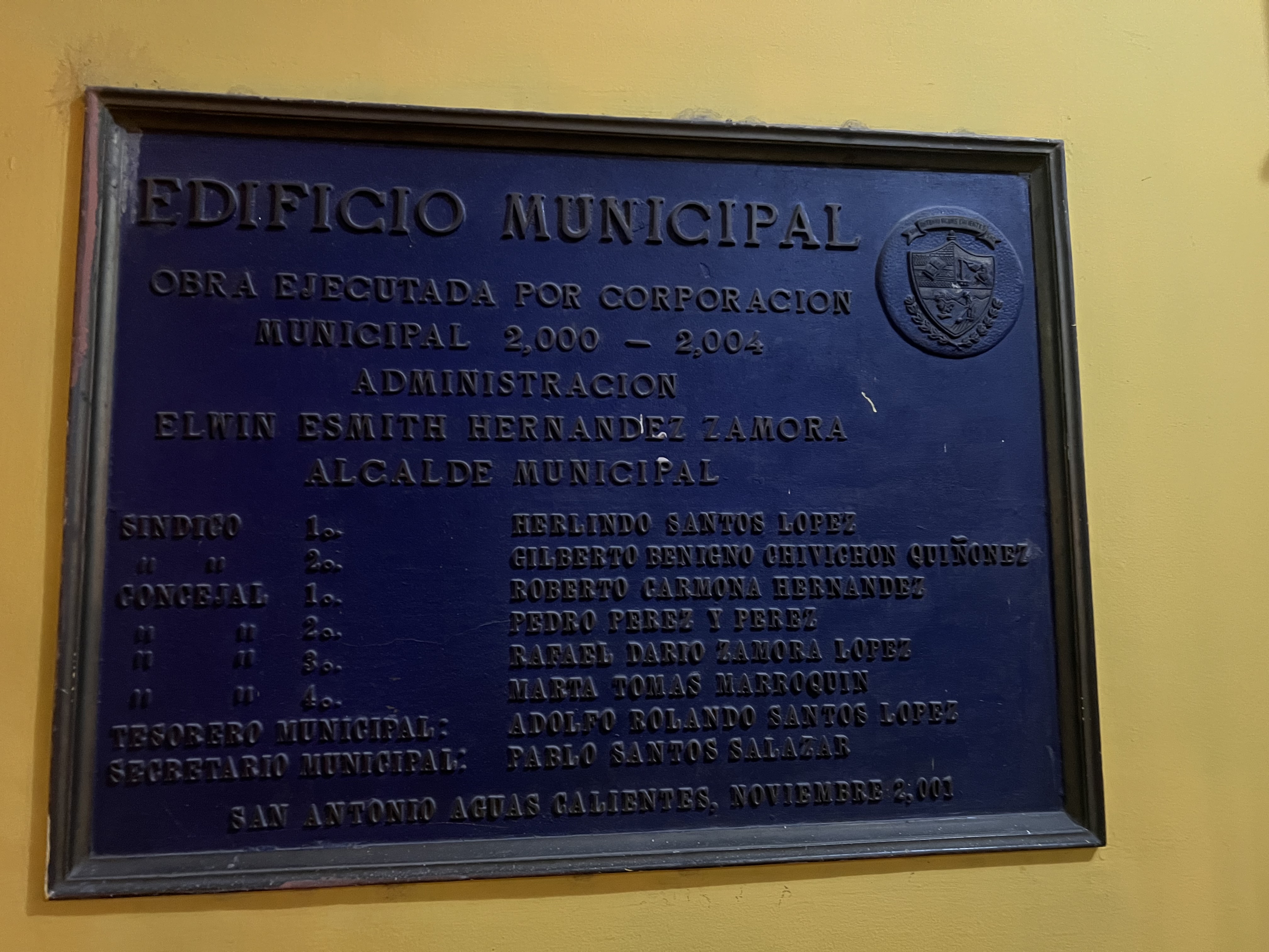 Edificio Municipal, Antigua