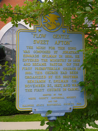 "Flow Gently Sweet Afton" Historical Marker