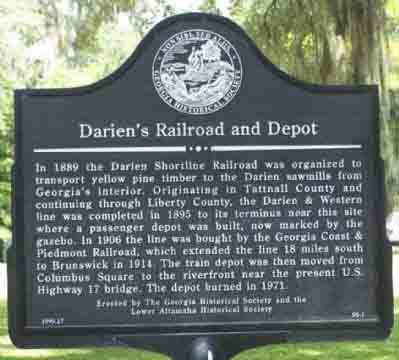 Darien's Railroad and Depot