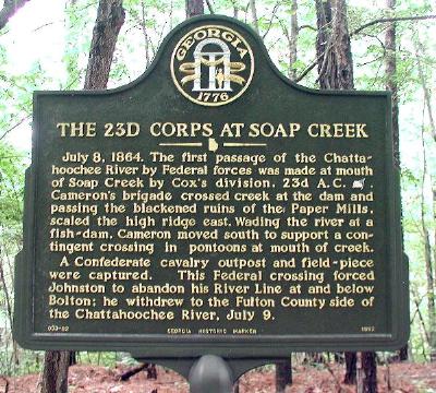 The 23d Corps at Soap Creek