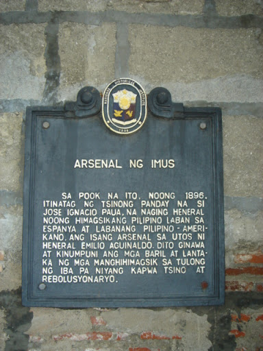 Arsenal of Imus historical marker