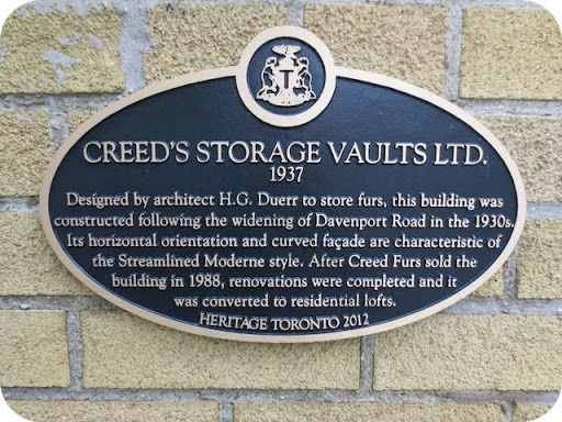 Creed's Storage Vaults Ltd. 1937