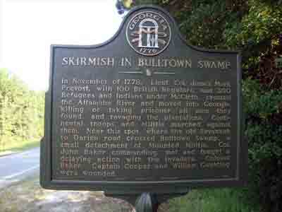 Skirmish in Bulltown Swamp