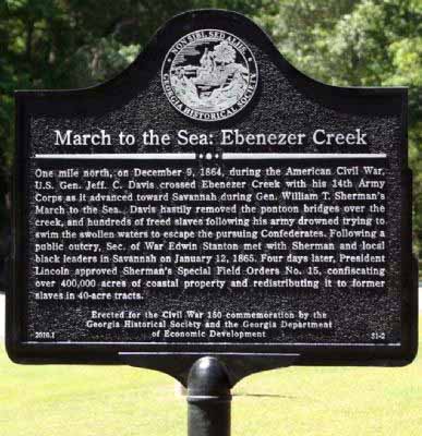 March to the Sea: Ebenezer Creek