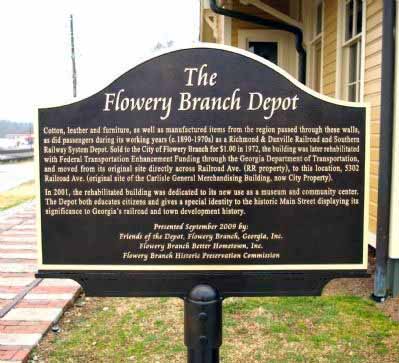 The Flowery Branch Depot