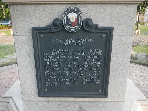 Jose Abad Santos historical marker