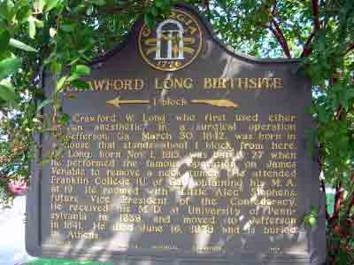 Crawford Long Birthsite
