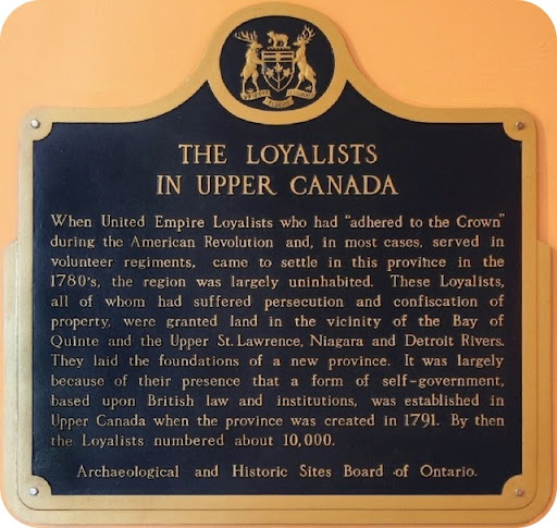 The Loyalists in Upper Canada