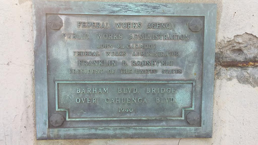 Barham Blvd Bridge Over Cahuenga Blvd 1940