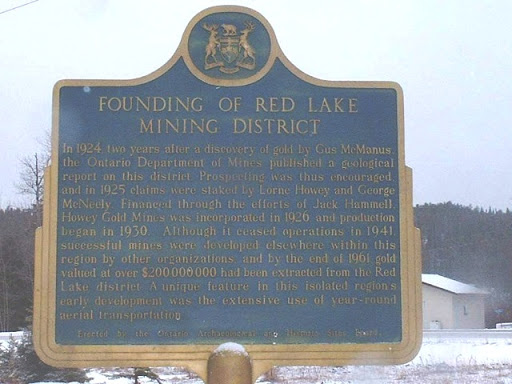 Founding of Red Lake Mining District