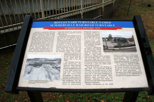 Boyles Yard Turntable named Summerville Railroad Turntable