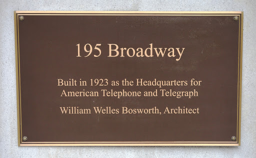 Dedicated NYC Plaque